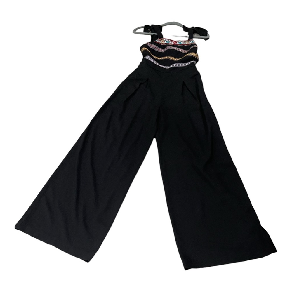 Adeline wide leg Jumpsuit. Black. Size small